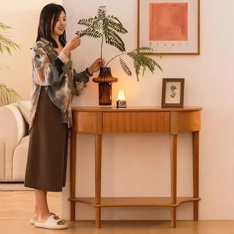 

Xuanguantai ultra-narrow strip case new Chinese style supply table strip table entrance cabinet