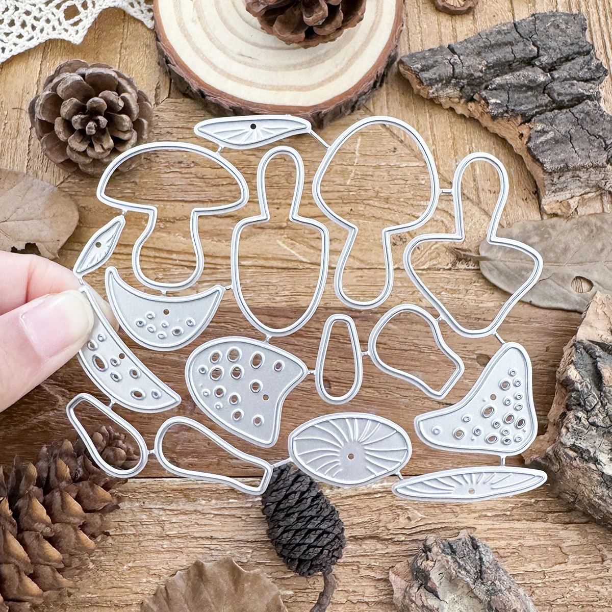 Original Lovely Layer Mushrooms Metal Cutting Dies Scrapbooking Decorative Embossing DIY Paper Cards