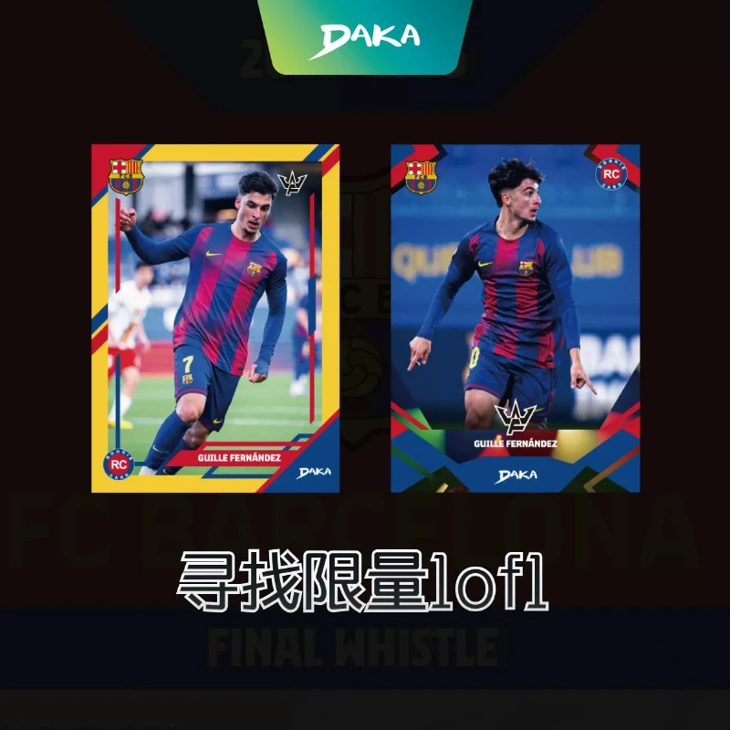 2026 Genuine Daka FC Barcelona Final Whistle Series Mess Neymar Pau Gasol Player Club Signed Jersey Collectible Card Gifts