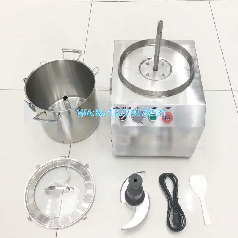 Wmwmnu Commercial Heavy Duty Blender Stainless Steel 15L Leak Proof for Hotel Restaurant Use Meat Grinder Vegetable Puree