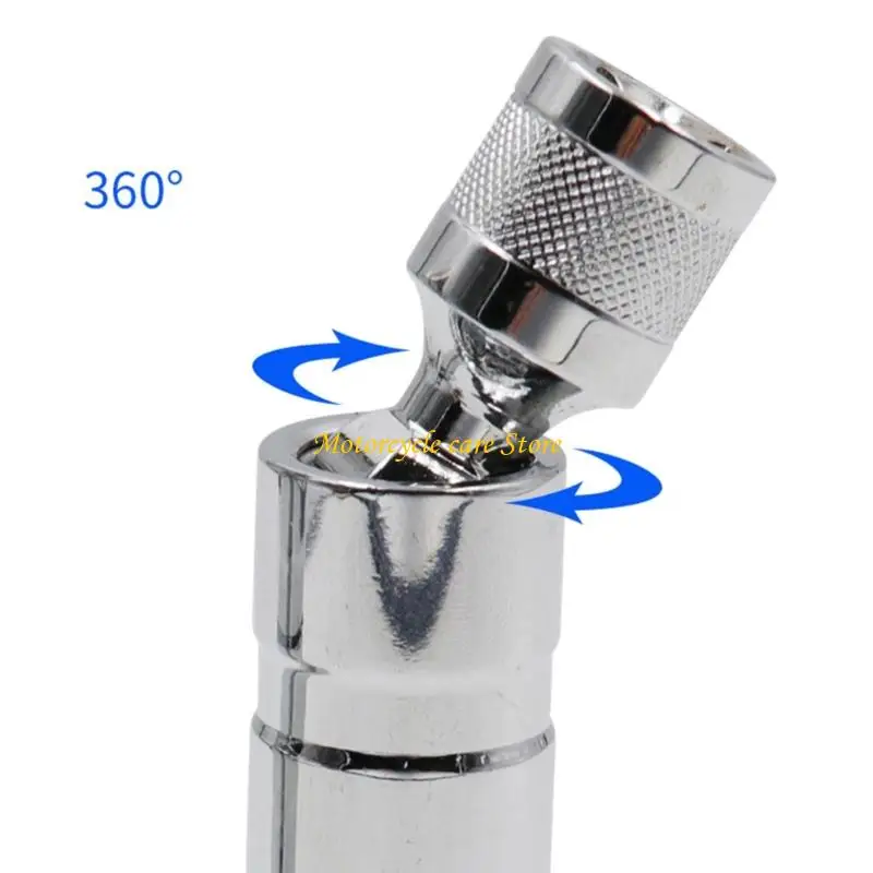 U75F Professional Plugs Remover with 360 Rotation Heavy Duty Rotates Plugs Wrenches Suitable for Narrow
