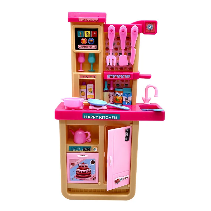 Doll House Fashion Simulation Mini Kitchen Accessories Family Children's Toy House Girl Gift Suitable for 30cm Barbiesss