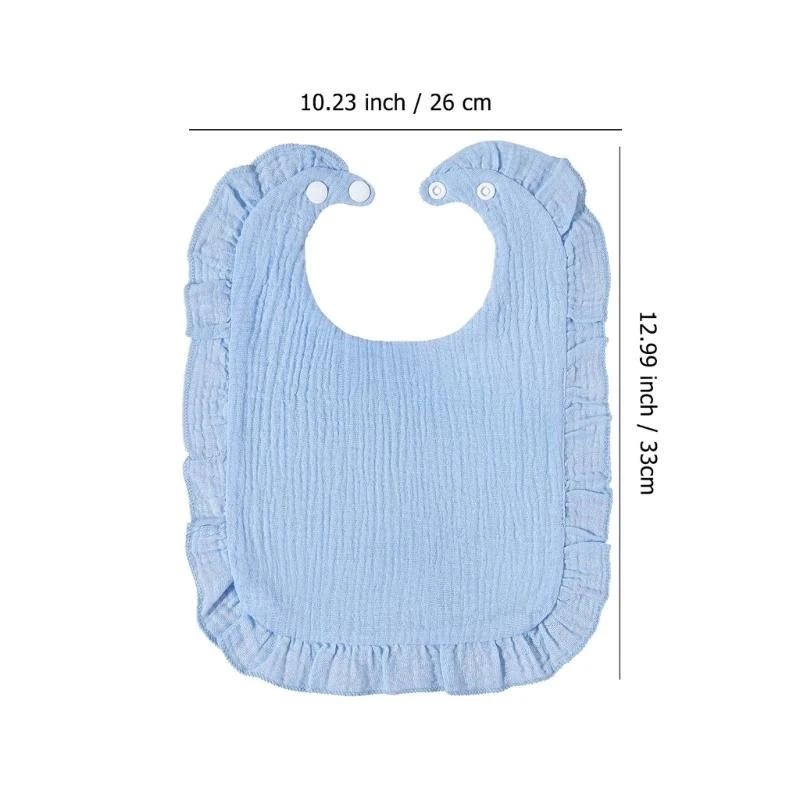 J15U مرايل أطفال بيبي باندانا لعاب المرايل القطنية للجنسين بنين بنات لون سادة للتسنين واللعاب هدية استحمام لحديثي الولادة