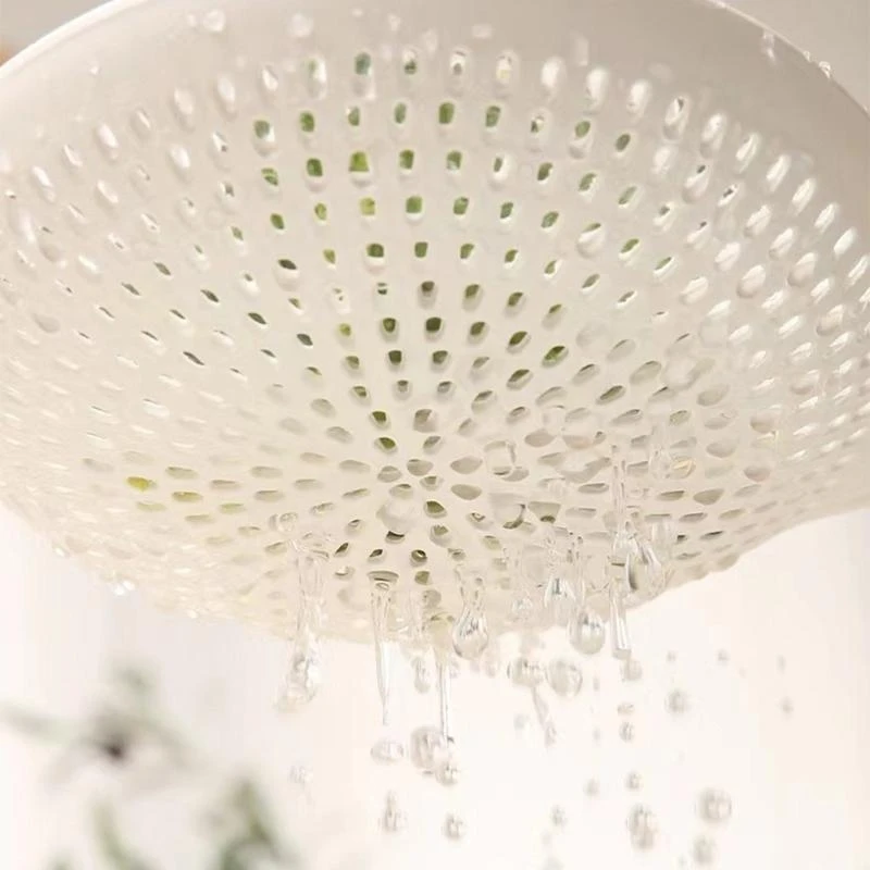 High Temperatures Resistant Large Filter Spoon Colander Kitchen Slotted Strainer with Ergonomic Handle Cooking Tool