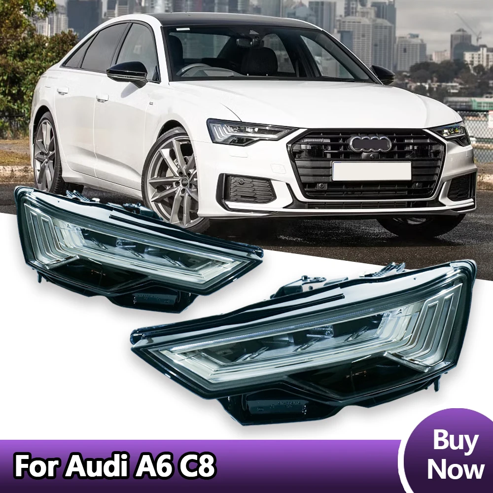 

Car Light For Audi A6 C8 2019-2023 Headlight LED Projetor head Lamp Daytime Running Light Automotive Accessories