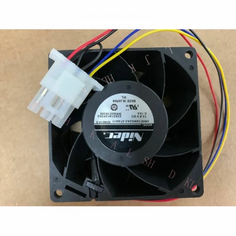 

N для NIDEC DC13,6 В V80E14MS2A3-57A611 0,16 А 239D1412P002 GE WR60X10356 ВЕНТИЛЯТОР Z88