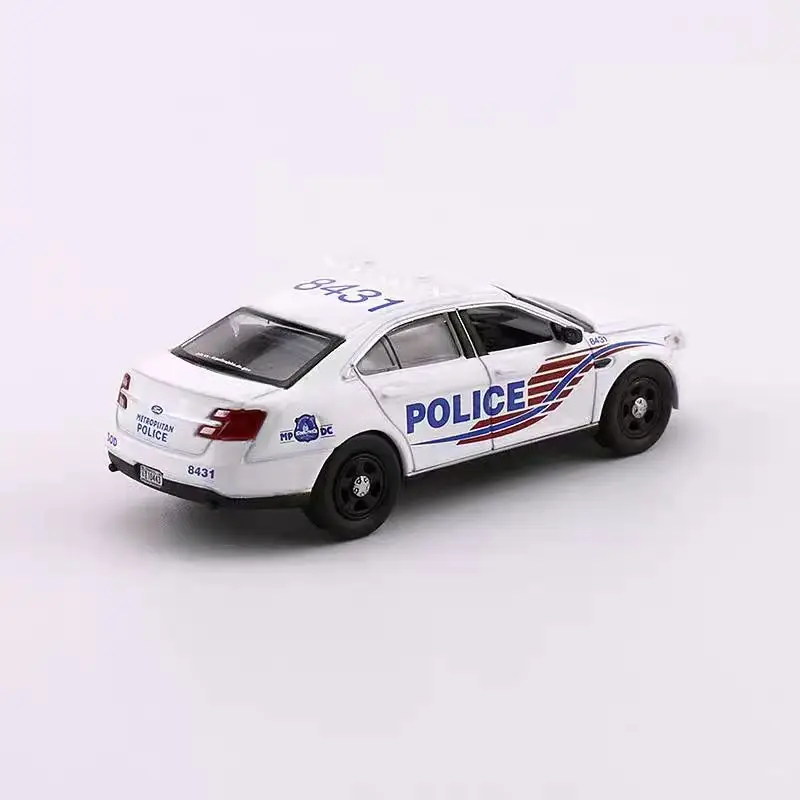 596 Modelo 1:64 Ford Ford Taurus Coche de policía Washington DC Coche de policía pintado