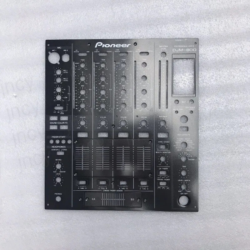 Suitable for Pioneer DJM-800 mixer console panel, full set, complete set of iron plate, fader cross-cutting plate, medium plate