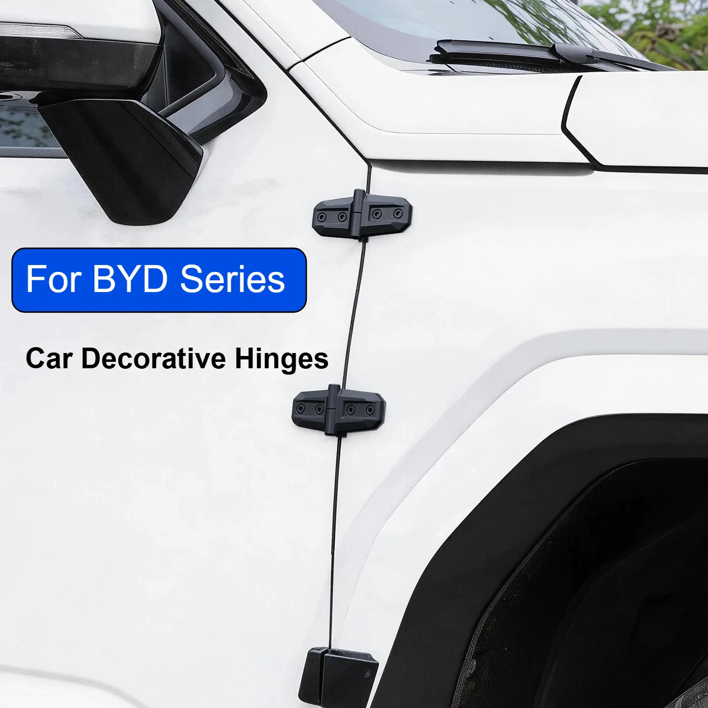 For BYD ATTO2 ATTO3 Yuan ATTO1 ATTO8 Car Door Hinge Cover Car Engine Hood Front Fender Decorative Hinge Modification Accessories