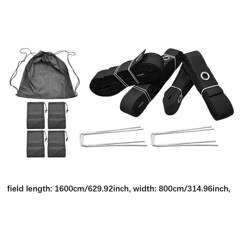 ABYM Beach Volleyball Lines Workout Portable Equipment Field Court Marker Kit With Clear Marking For Badminton Lines