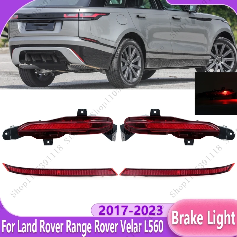 Car Rear Bumper Brake Light Reflector Lamp Stop Signal Light For Land Rover Range Rover Velar L560 2017-2023 LR093436 LR093440