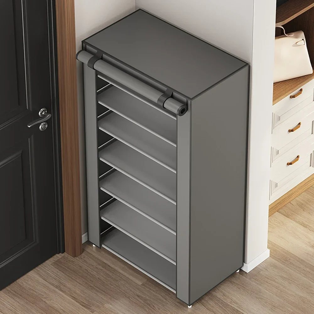 CANBOUN Shoe Cabinet Dustproof Fabric Organizer Multilayer Shoe Rack Nonwovens Household Simple Storage Economic Type Shoe Rack