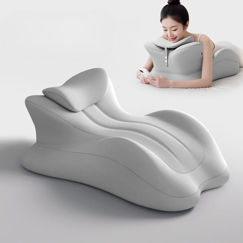 Multifunctional Prone Support Pillow Hip Support Cushion Bed Rest Pillow for Lying & Phone Watching