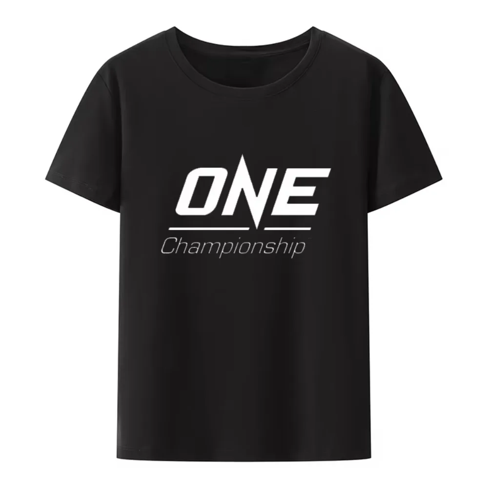 

One Championship Kick Boxing Sports T Shirt Print Man Short Sleeve T-shirt Leisure Roupas Masculinas Breathable Humor Casual