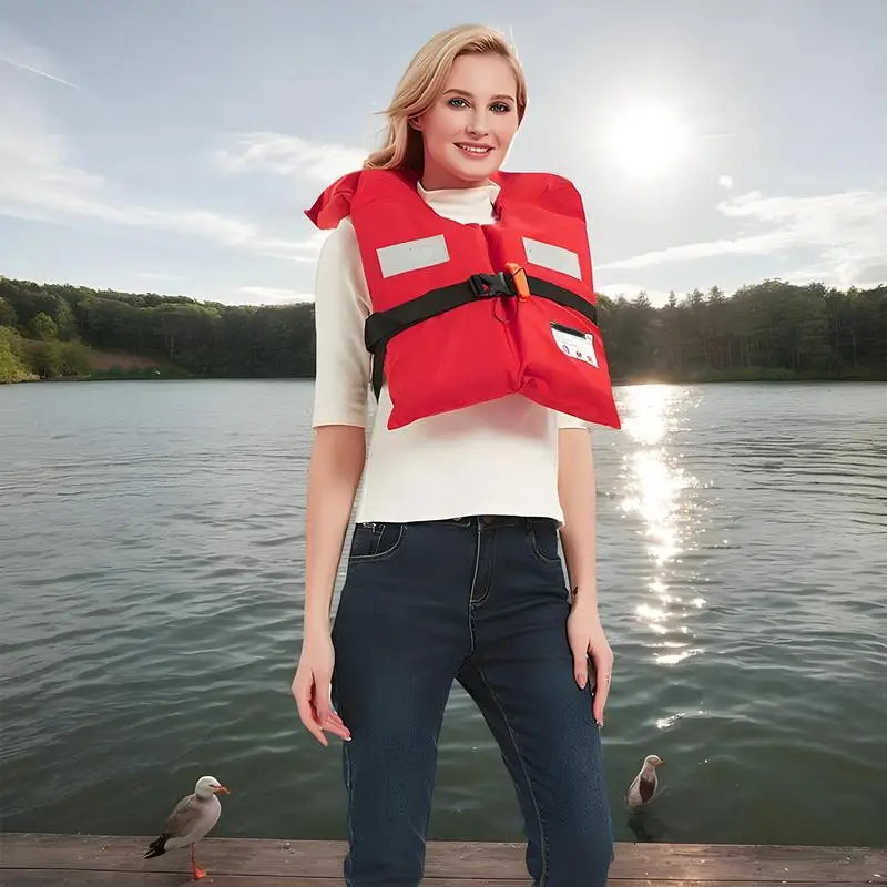 

Life Vests For Adults Floating Training Jacket Swimming Training Aid Life Vests With Whistle For Practice Lessons Water Park