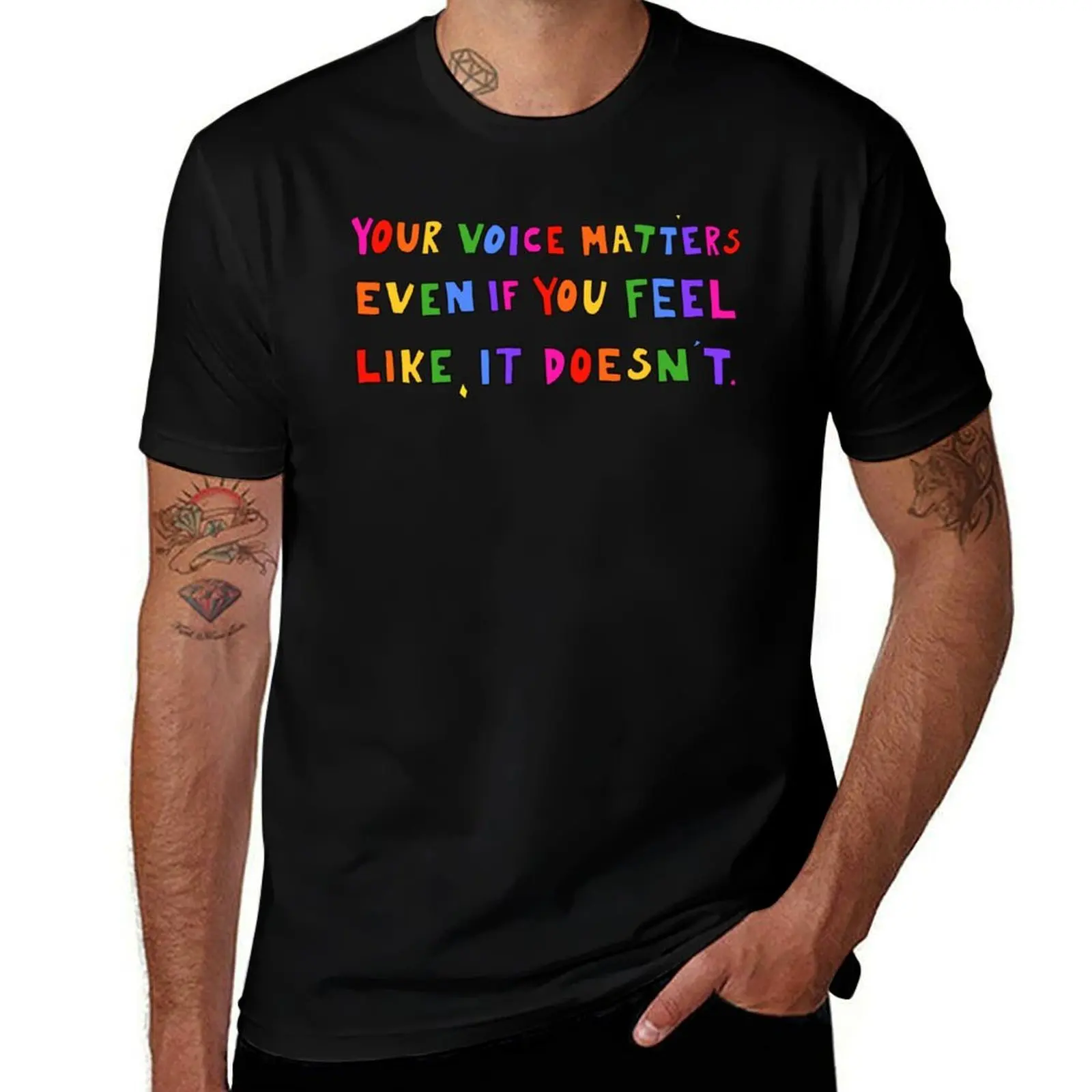 Your Voice Matters T-Shirt Sun Protective Outdoor Tee Top T-Shirt