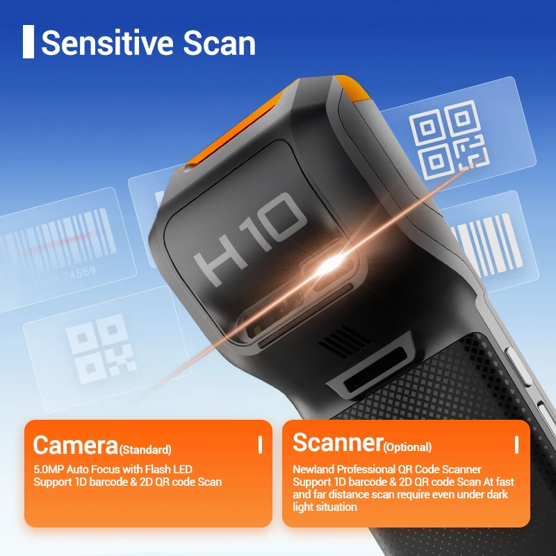 저렴한 가격, 낮은 MOQ, 휴대용 GPS AGPS 안드로이드 14 Pos H10 H10S 티켓팅 POS 시스템 (프린터 포함), 모바일 주차 관리용