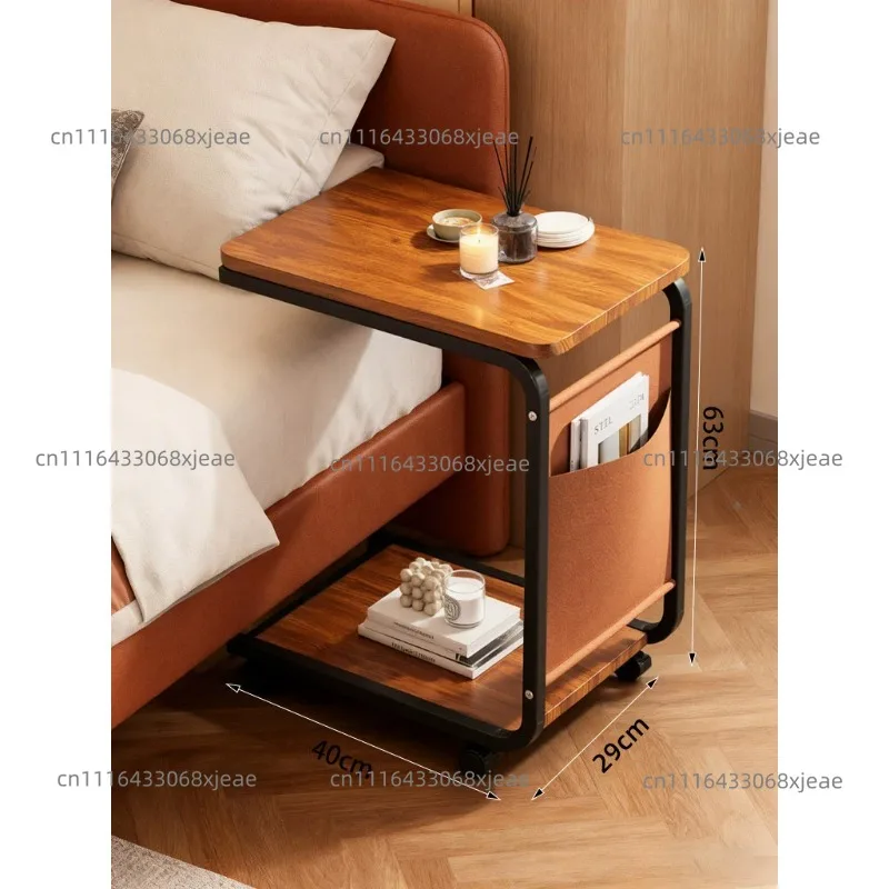 Bedside Cabinet, Small Rack, Household Light Luxury High-end Bedside Table Replacement