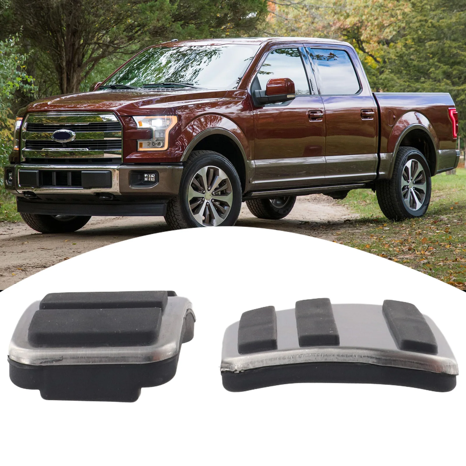 High Grade Stainless Steel Gas Pedal Cover for 2013 2017 For Ford For EcoSport Designed for Safe and Stable Driving Conditions