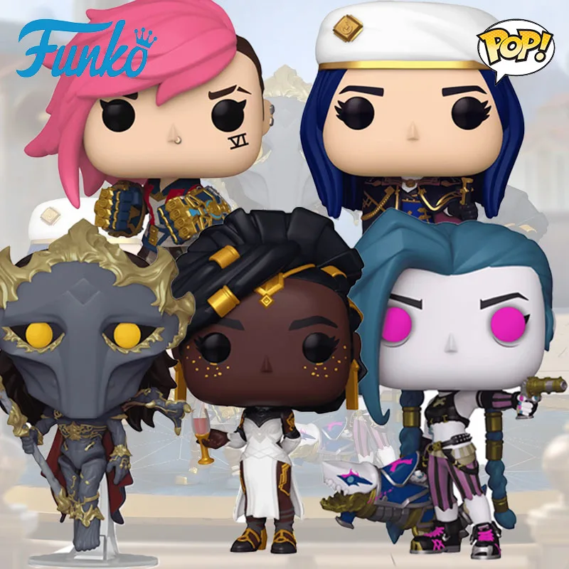 

Funko Pop Original League of Legends Anime Figure LOL Jinx Vi Caitlyn Mel Viktor Action Figure Toys for Boys Girls Kids Gift