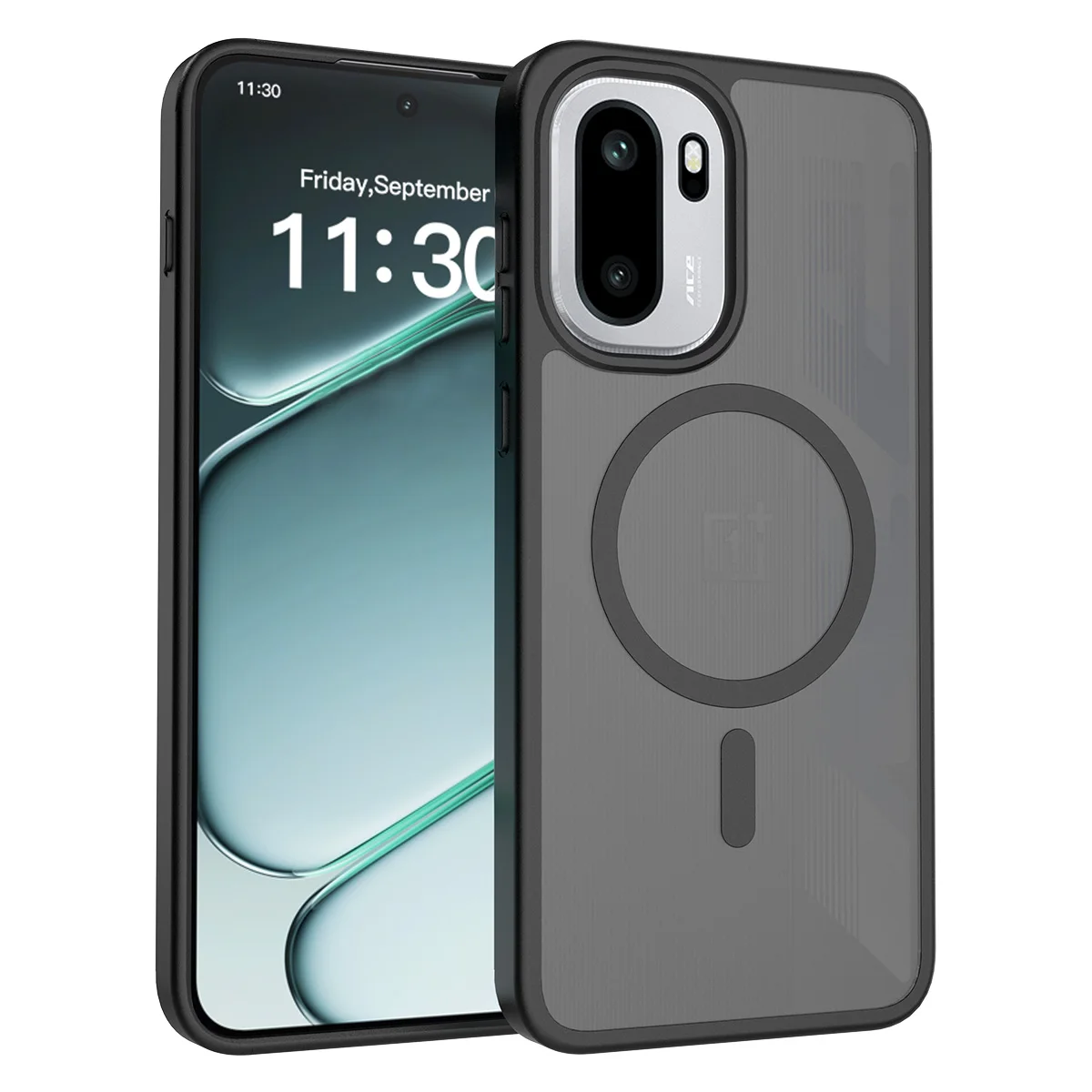 Skin Feel Magnetic Phone Case For OnePlus Ace 6 6T 15R 6.83 inches Magsafe Wireless Charging TPU Frame Hard Plastic Back Cover