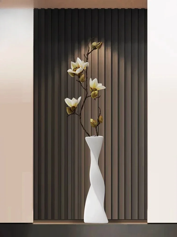 Entry entrance decorative ornaments TV cabinet niche high slender vase living room home decoration light luxury high sense