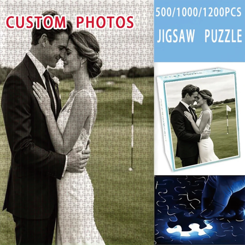 35/300/500/1000pcs Personalized Custom Photo Puzzle Selfie Photo This Personalized Puzzle Can Be A Unique Gift For Family
