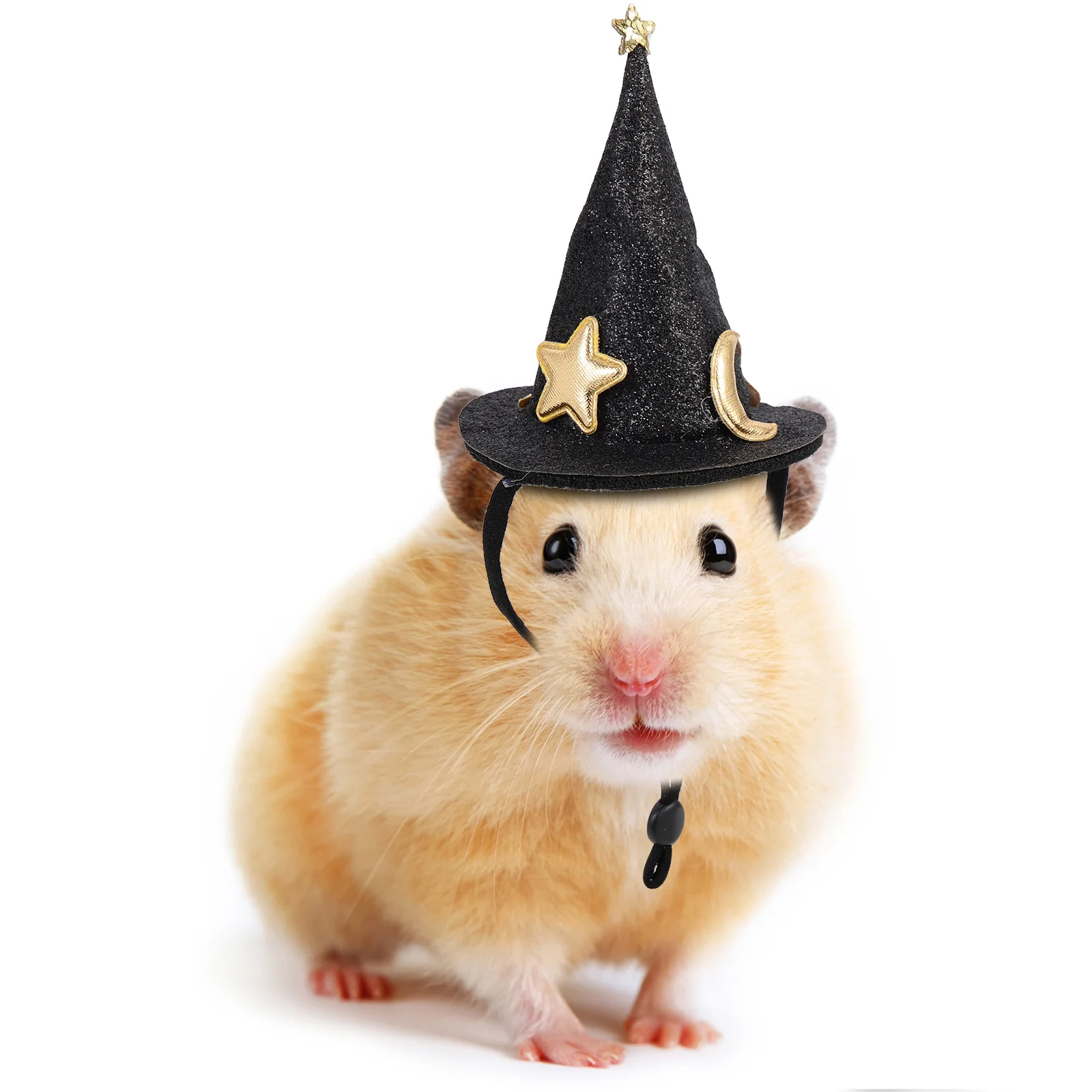 

Mini Adjustable Soft Hamster Hat Halloween Costume Small Pet Headwear Lightweight Cute Headgear for Hamsters Chinchillas Party