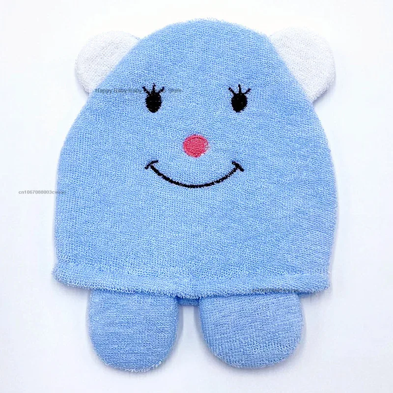 Baby Bath Gloves for Kids Toddlers Cartoon Animal Shape Shower Brush Washcloth for Bathing Children Wash Clean Shower Massage