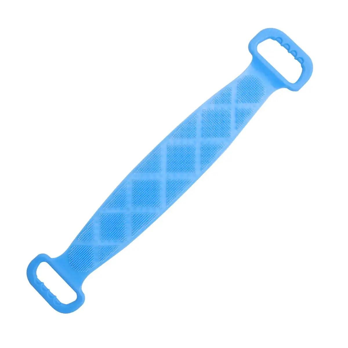 

Back Scrubber Bath Towel for Deep Cleaning Body Shower Blue Color Long Strip Durable Premium Material Easy to Use Portable Size