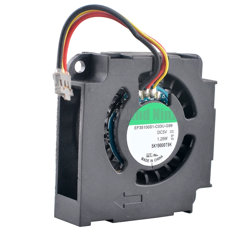 35mm Blower Fan 3.5cm EF35100S1-C03U-G99 Micro Centrifugal Cooling Fan DC5V 1.25W for Motherboard IPC Projector 35x35x10mm