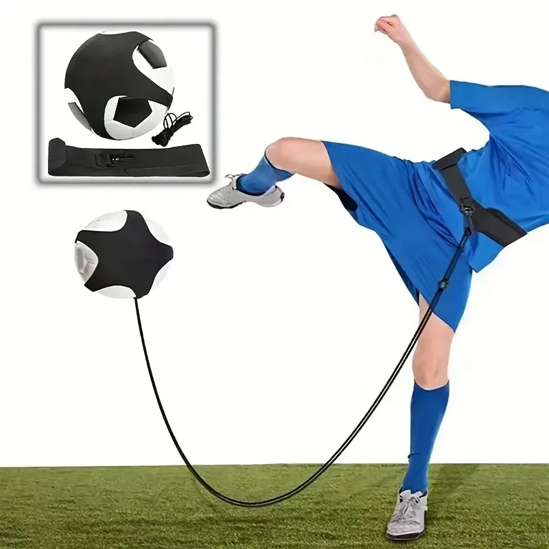 

Portable Adjustable Soccer Juggling Belt, Elastic Solo Training Aid for Efficient Ball Control Practice Anywhere