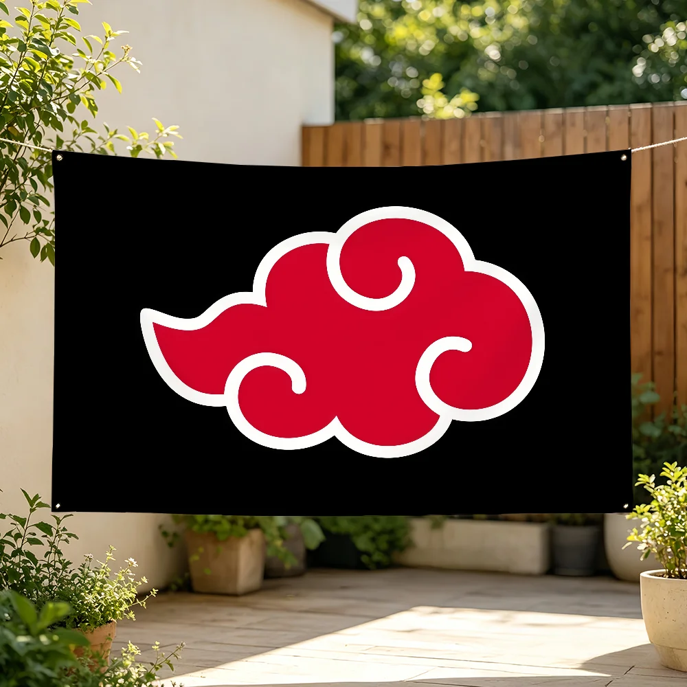 Comic N-NARUTO Flag Personalized Banner For Sports Matches Games Parade Rally Holiday Festival Backyard Balcony Club Bar Decor