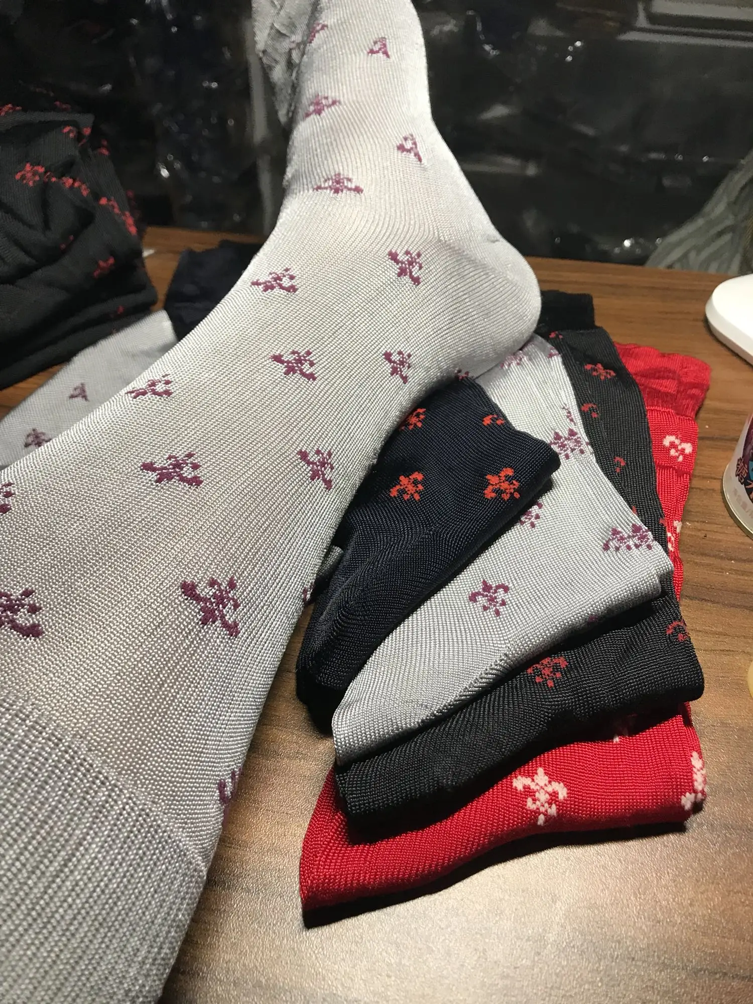 Chaussettes de Noël Rouge, Tenue de Père Noël