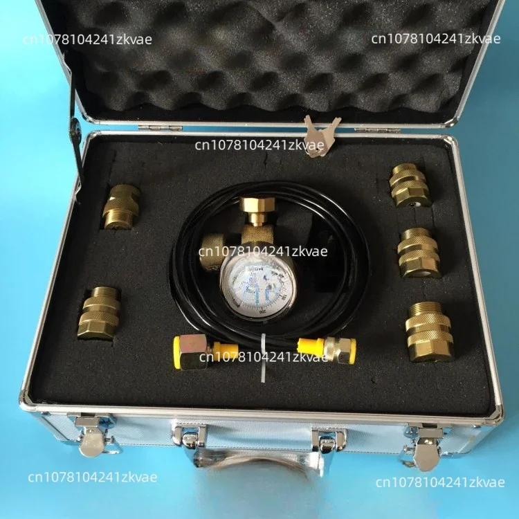 

7 IN 1 Hydraulic Accumulator cylinder Nitrogen gas charging kit and Pressure Test Kit