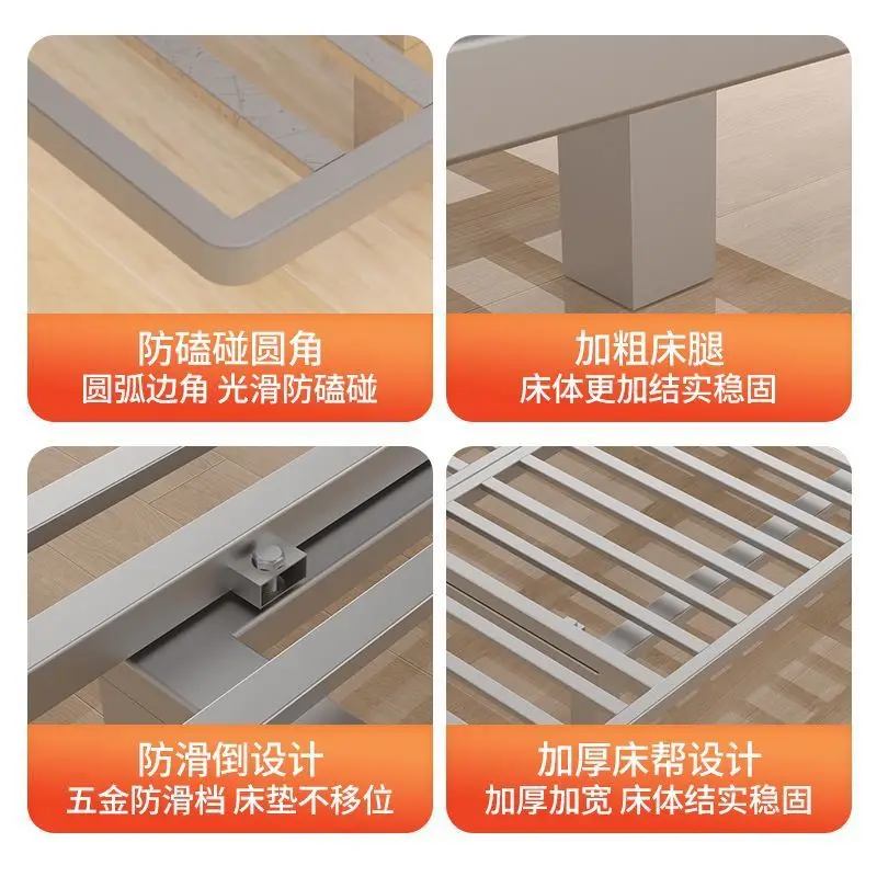 Подвесная кровать, простая прикроватная полка, скелет, бытовая односпальная, двойная, утолщенная, влагостойкая