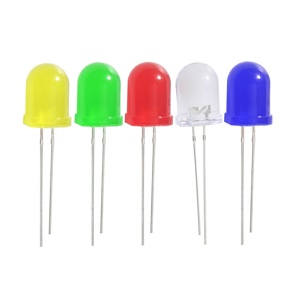 20/50PCS LED Diode 10MM Weiß Rot Gelb Blau Grün Led-leuchten Diode F10