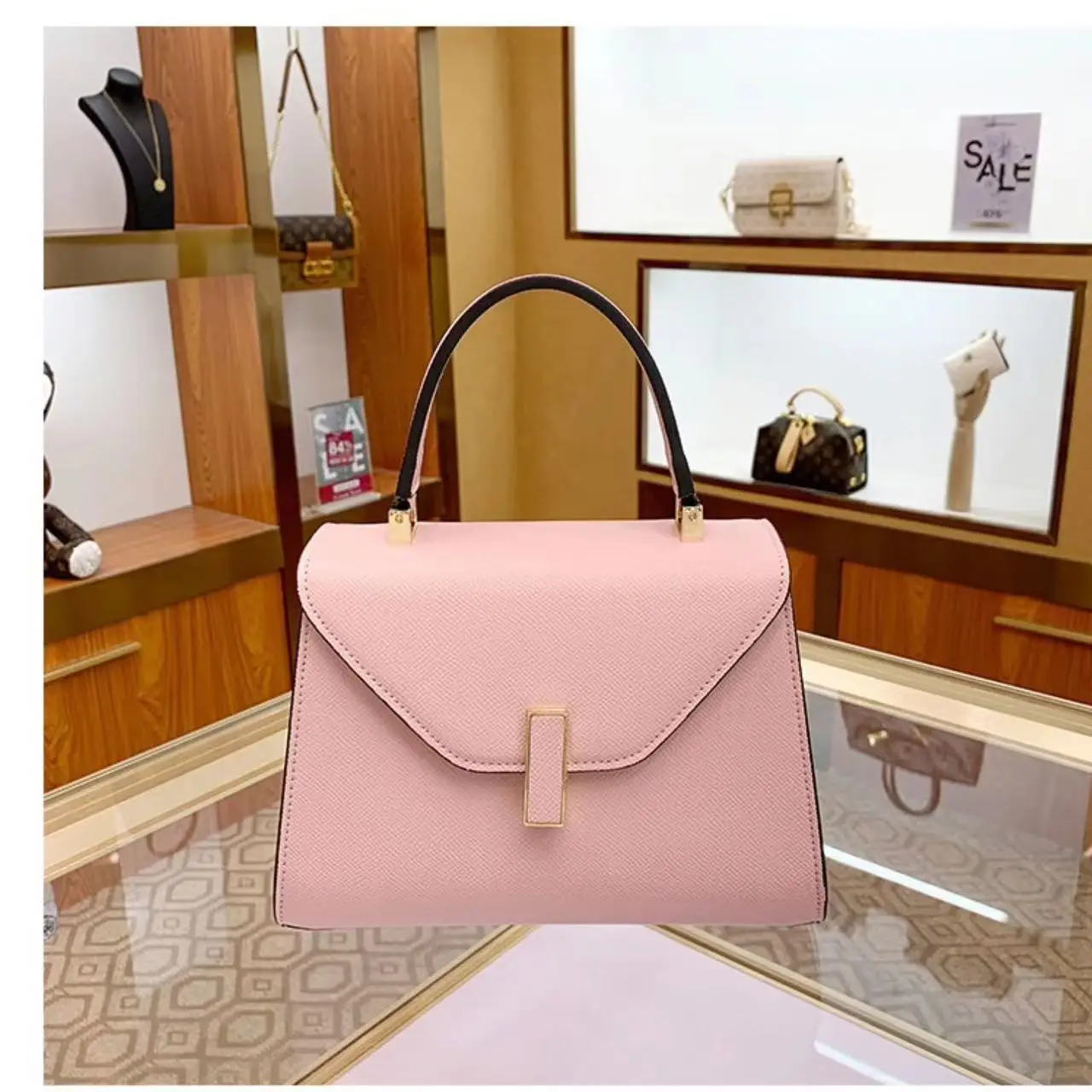 女性用レザーショルダーバッグ,クロスオーバーバッグ,新品,2024