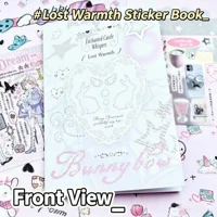 Korean Kawaii Fantasy Sticker Book Hypothermia Node Collage Material Yanbian Cut Film Ins Sticker Decoration Material Cute Gift 6