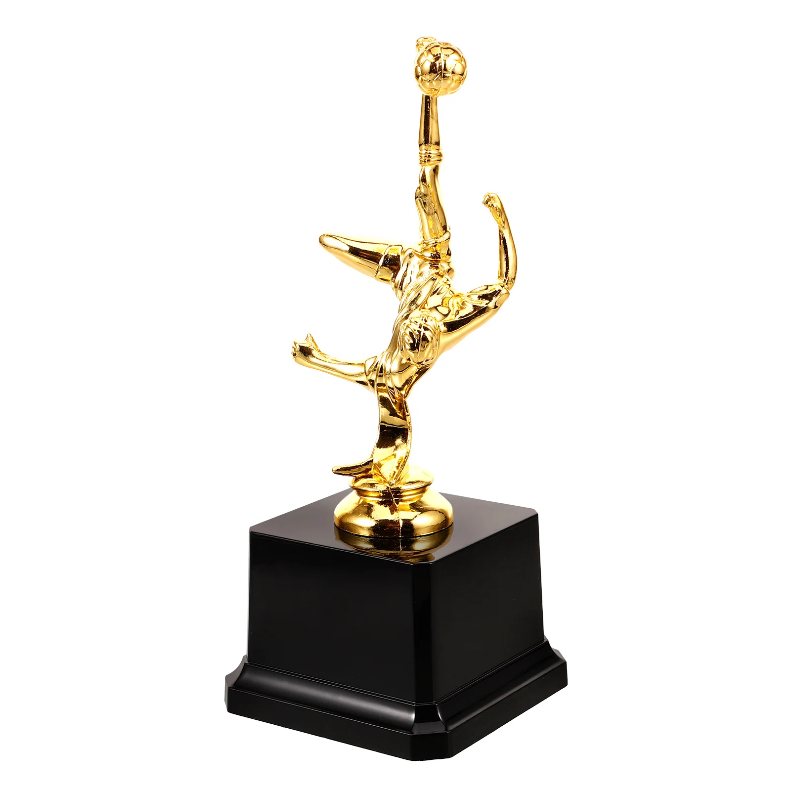 

Football Trophy Desktop Decor Decorations Match Decorative Delicate Plastic Soccer Small