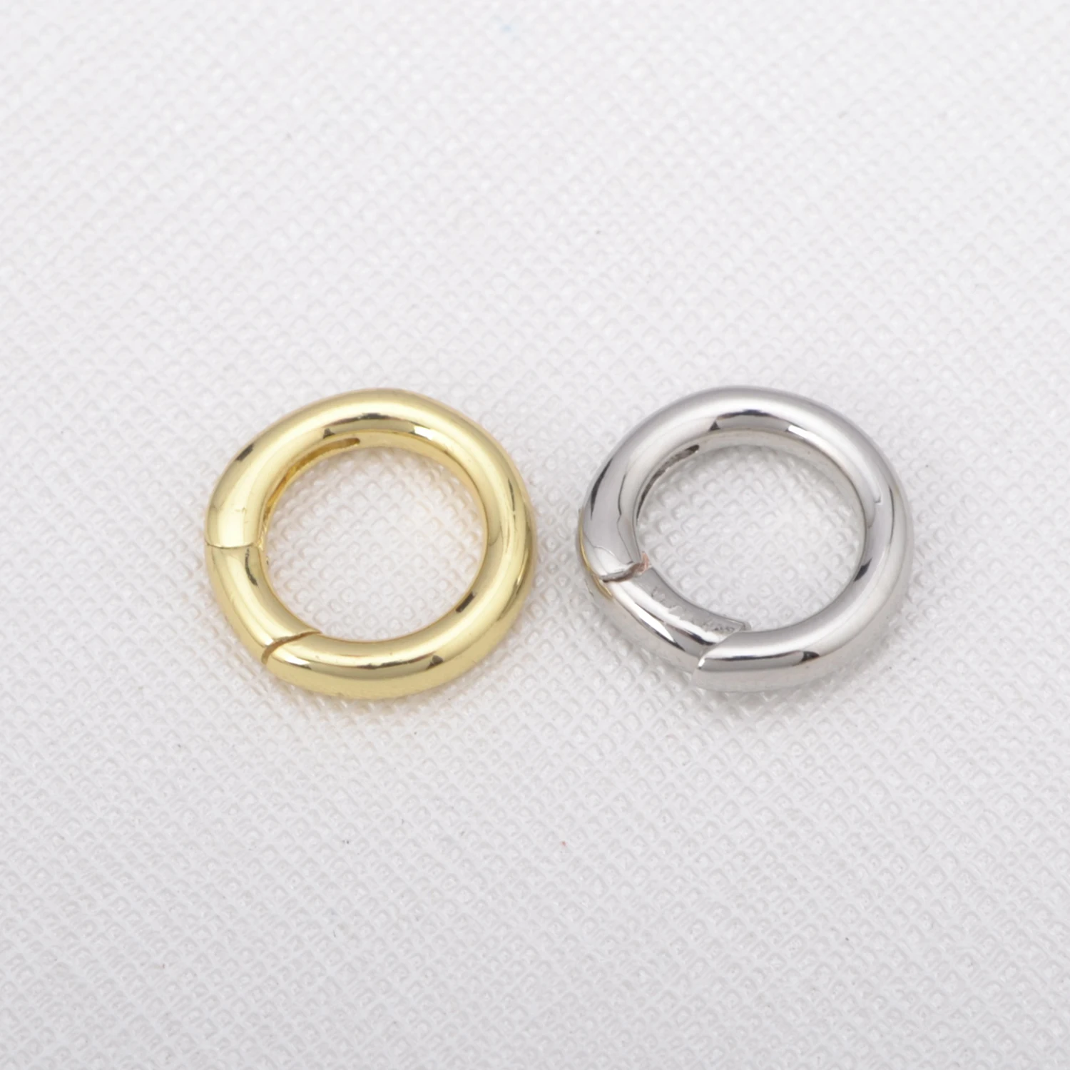 LJRIVER 4 Pcs Clasp for Handmade Jewellry Making Supplies Brass Lobster Clasp for Bracelet/Necklace Chains Parts for DIY Jewelry