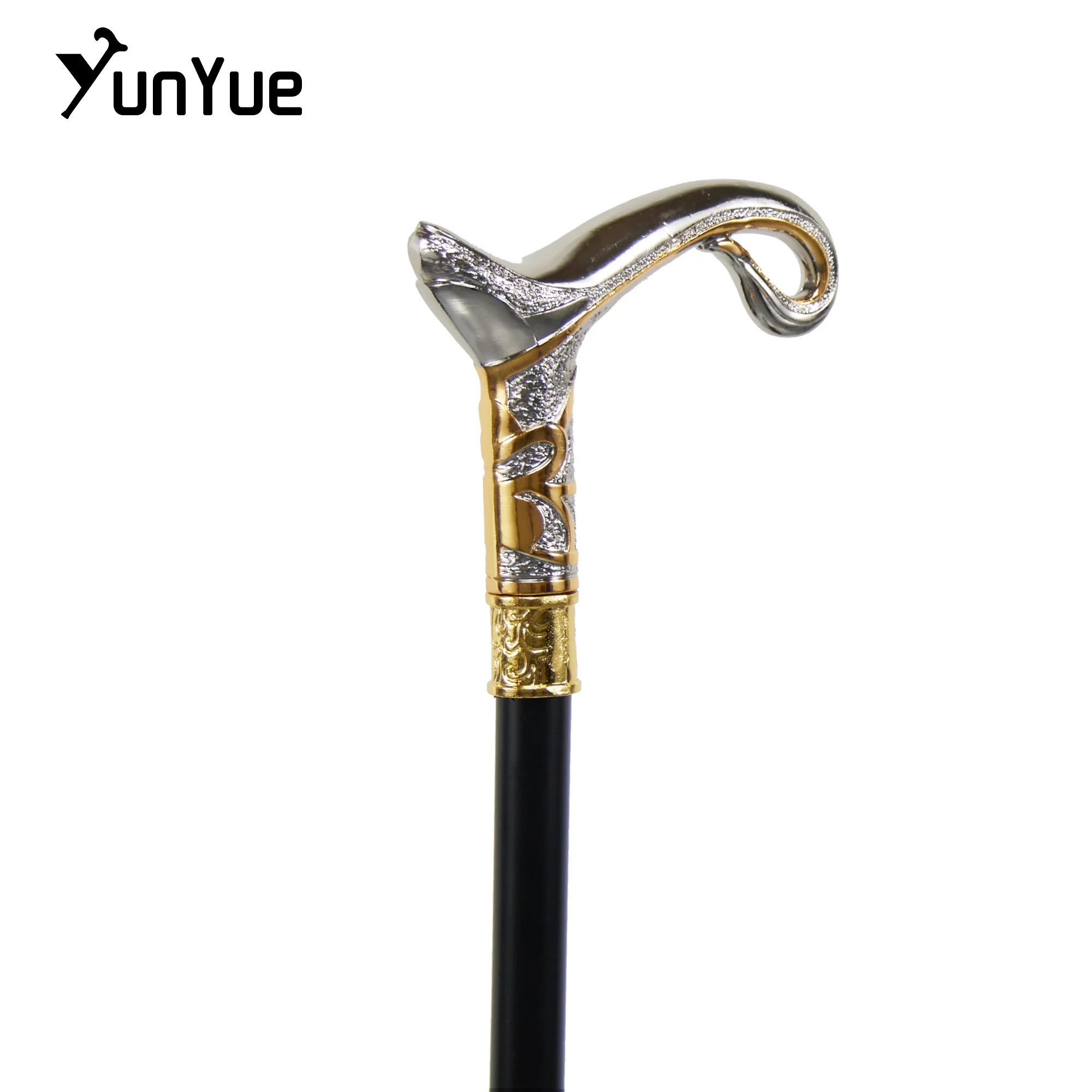 Weißgold, magische Lampe, modischer Gehstock, Kunst, dekorativer Gehstock, Gentleman, elegante Krücken, Cosplay, Film-Requisiten, Krücke 93