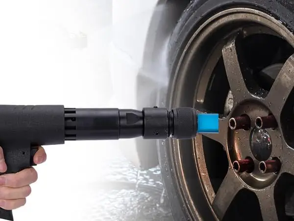 Hammer with 19-Piece Tool Plus Set Multifunctional Pneumatic Hammer Kit with Quick Change Retainer, Carrying Case, Anti Vibratio