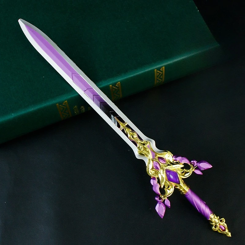 30 سنتيمتر لعبة الأجهزة الطرفية شيوى شيان تشوان تشانغ السيف المعادن الحرفية الأسلحة نموذج تحصيل مكتب الحلي الإبداعية هدية عيد ميلاد لعبة