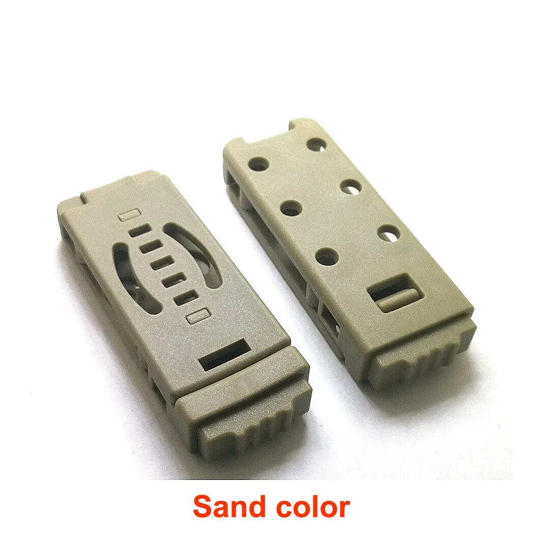 

2pcs Sandy Color Mini Tactical Holster Sheath Belt Clip With SUS304 Screw