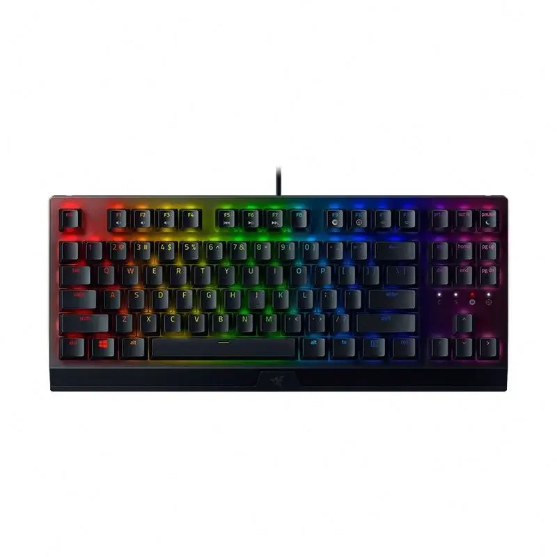 Original   BLACKWIDOW V3 TENKEYLESS 87keys RGB green and yellow switch Mechanical Gaming Wired Keyboard