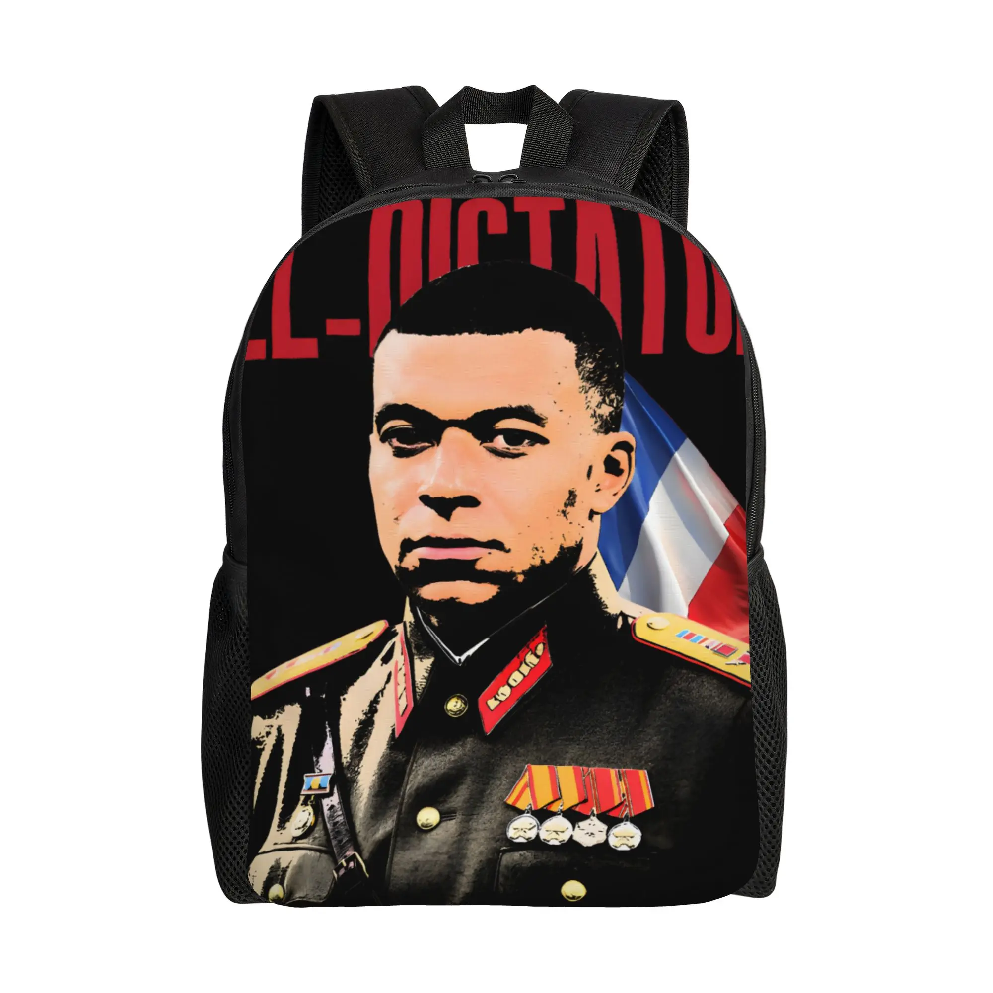 2026 Dictador Kylian Mbappe Meme Backpack  Elegant Backpacks Youth Workout Soft School Bags Designer Rucksack