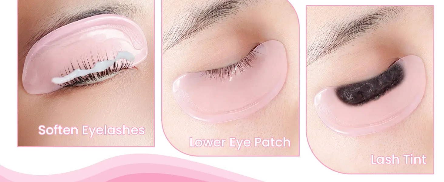 Libeauty Neue Jellyfish Sticky Lash Softening Pads Silikon Wimpern-Lifting-Pads Wimpernstäbchen Schutz Wimpern-Lifting-Zubehör Werkzeug – Detail 2