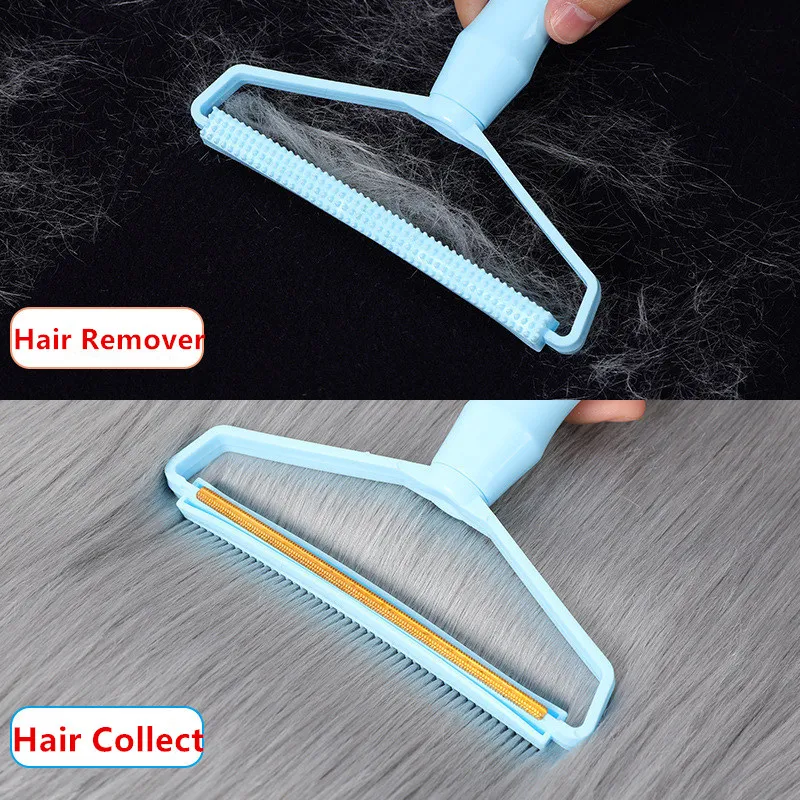 Cat Brush Cat Hair Remover Clothes Wool Scraper Portable Pet Grooming Brush Sofa Fabric Cleaners Pet Hair Removal Cleaning Tools