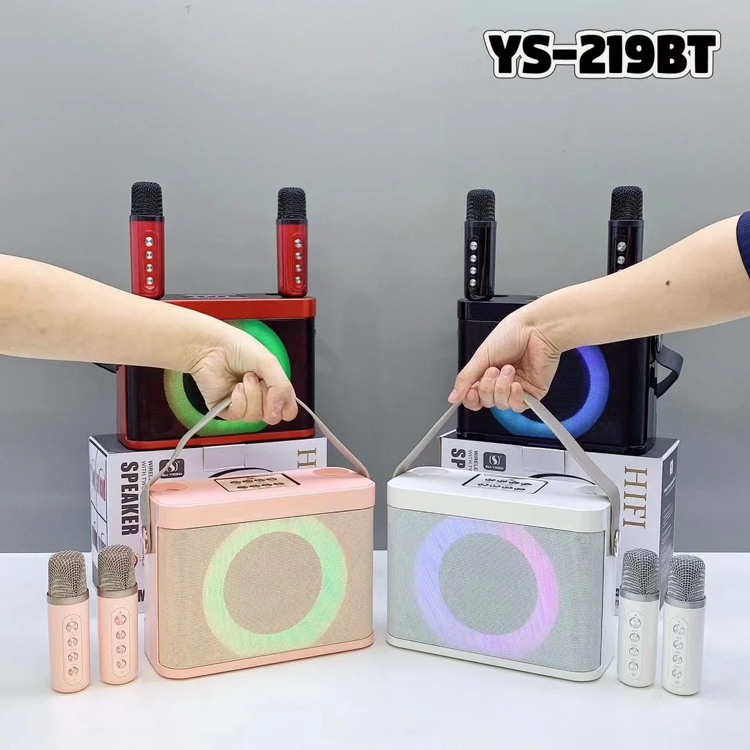 

120W High Power Wireless Portable Microphone Bluetooth Speaker Sound Family Party Karaoke Subwoofer Boom box caixa de som